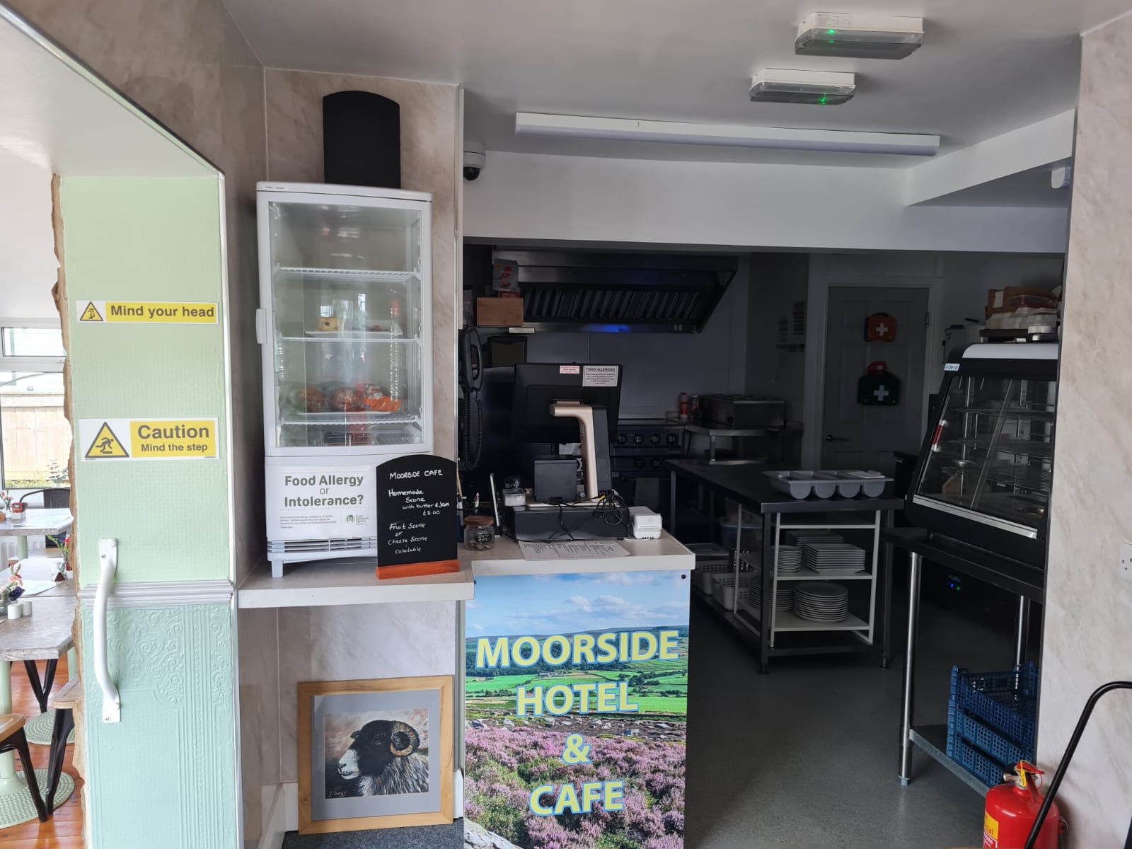 Moorside Hotel reception